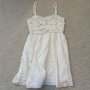 American Eagle White Lace Mini Dress